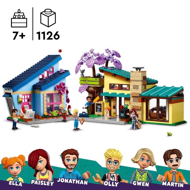 Produktbild LEGO Ollys und Paisleys Familien Haus (42620, LEGO Friends)
