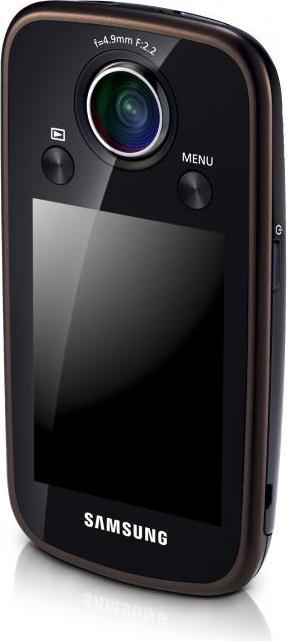 Actual product image Samsung HMX-E10, FullHD, Flash, Touchscreen, Pocket, Black (1 x)