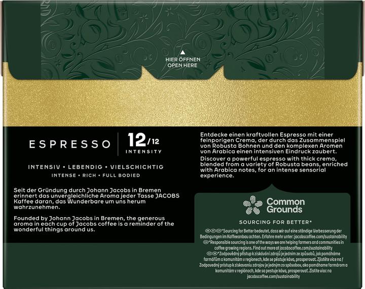 Produktbild Jacobs Kaffeekapseln Espresso 12 Ristretto 40 Stück (40 x Port.)