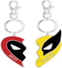 Actual product image Peers Hardy DEADPOOL vs WOLVERINE - Set de 2 Portes-Clé BFF en Métal