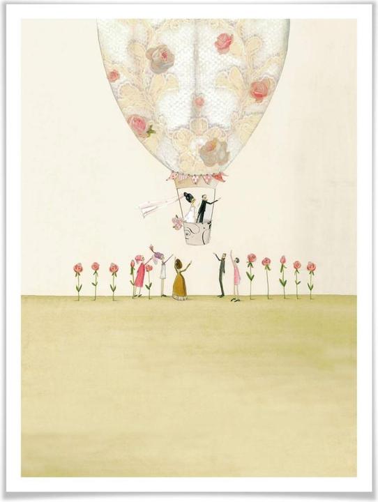 Image du produit Trenddeko Ballon de mariage (40 x 50 cm)