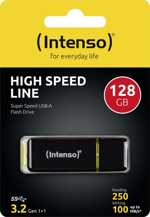 Productafbeelding Intenso Hogesnelheidslijn (128 GB, USB-A)