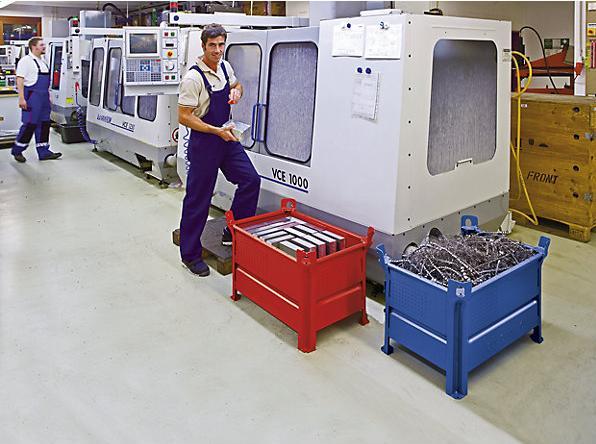 Immagine prodotto Heson-Werk Contenitore impilabile a parete piena, LxL 500 x 800 mm