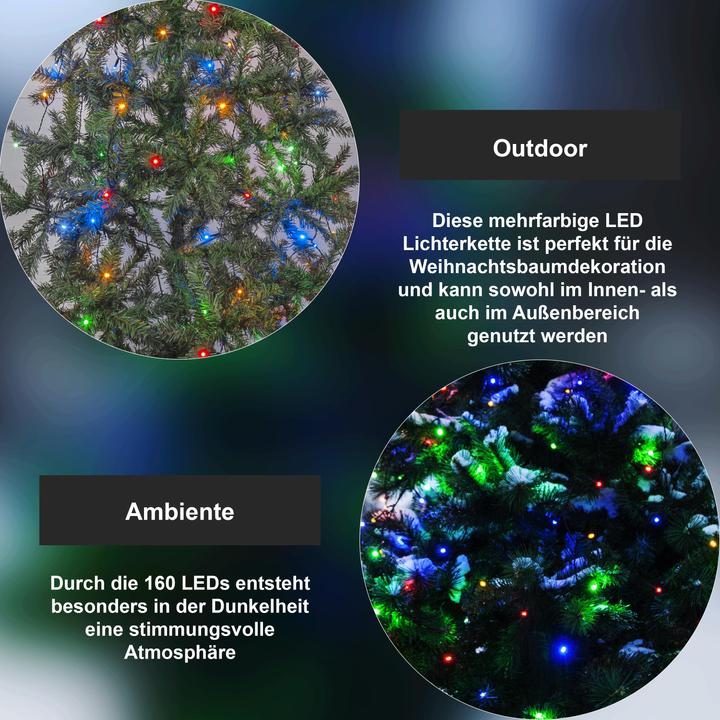 Produktbild Star Trading Lichterkette Serie LED, Outdoor, Baumkette, 3,6W, Bunt, 2 Meter (0.20 m)