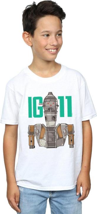Immagine prodotto Star Wars The Mandalorian IG-11 Bounty Hunter Maglietta Ragazzi (140, 146)