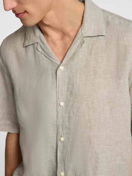 Image du produit Selected Homme 100% Leinen Kurzarmhemd (M)
