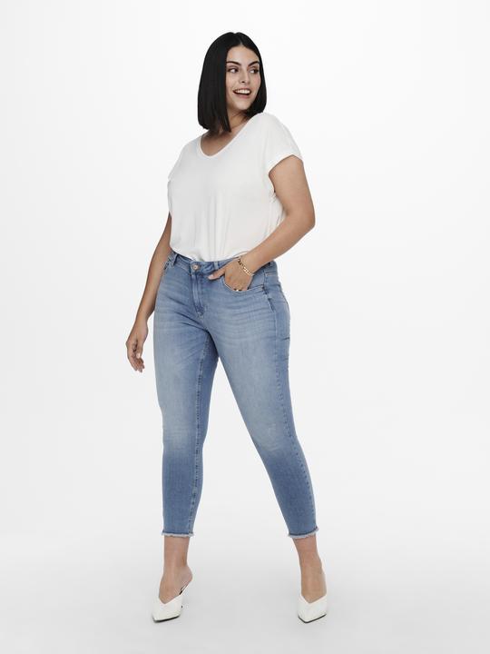 Actual product image Only Curvy CarWilly Reg Ankle Skinny Fit Jeans (W48/L32)