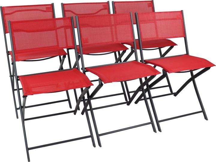 Actual product image VCM 6-tlg. Gartenstuhl Klappstuhl Sumila