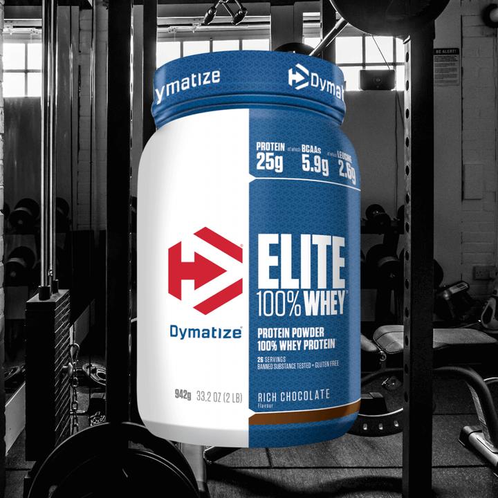 Actual product image Dymatize Elite 100% Whey (Chocolate, 1 pcs., 942 g)