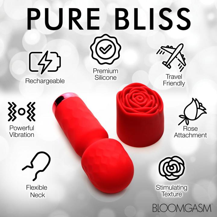 Produktbild Frisky gasm – Pleasure Rose MiniWandVibrator – Rot