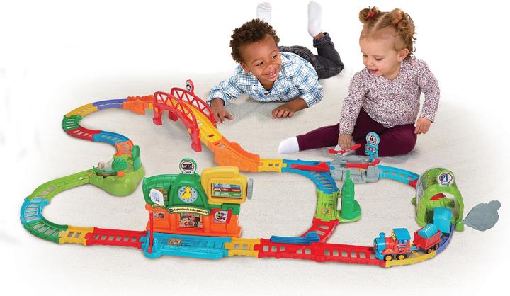 Image du produit VTech Tut Tut Bolides - Super circuit train éducatif (+ Adam train marchand)