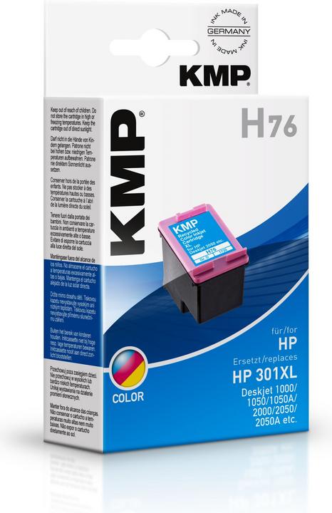 Immagine prodotto KMP H76 Cartuccia d'inchiostro a colori compatibile con HP CH 564 EE (M, C, Y)