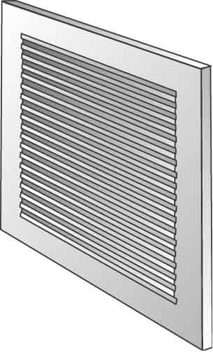 Actual product image Helios Weather protection grille