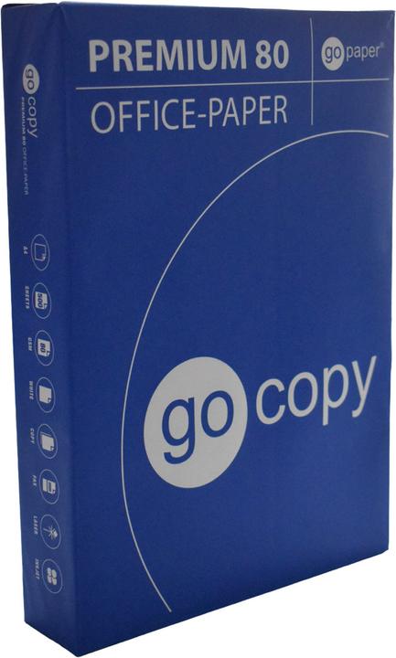 Produktbild Go paper go copy Kopierpapier Premium 80 DIN A4 80 g/qm 500 Blatt (80 g/m², 500 x, A4)