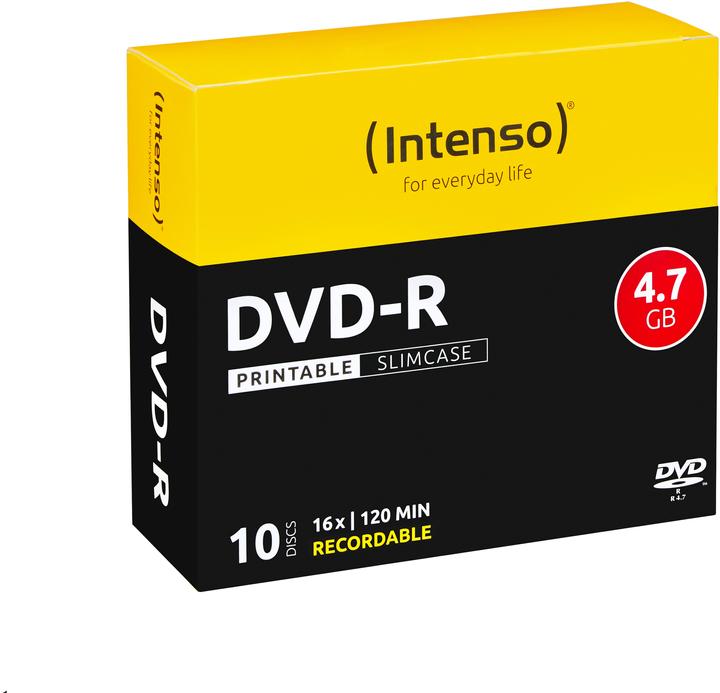 Produktbild Intenso Dvd-R 4.7gb (10 x)