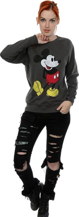 Actual product image Disney Womens/Ladies Mickey Mouse Classic Kick Sweatshirt (S)