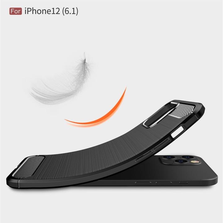 Produktbild Screenguard Carbon Brushed Case (Apple iPhone 12)
