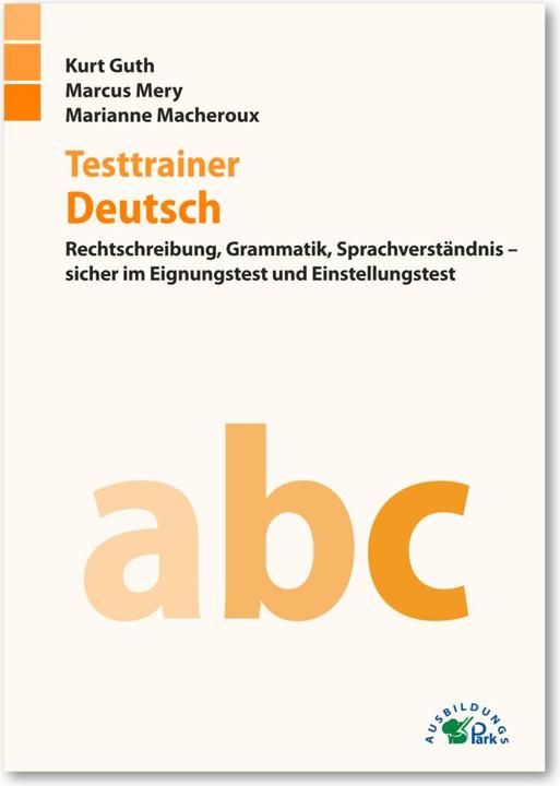 Produktbild Testtrainer Deutsch (Deutsch, Marianne Macheroux, Marcus Mery, Kurt Guth, 2024)