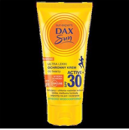 Actual product image DAX Sun Ultra Light Protective Face Cream Spf30 Highly Waterproof Active+ 50Ml (Suntan cream, SPF 30, 50 ml)