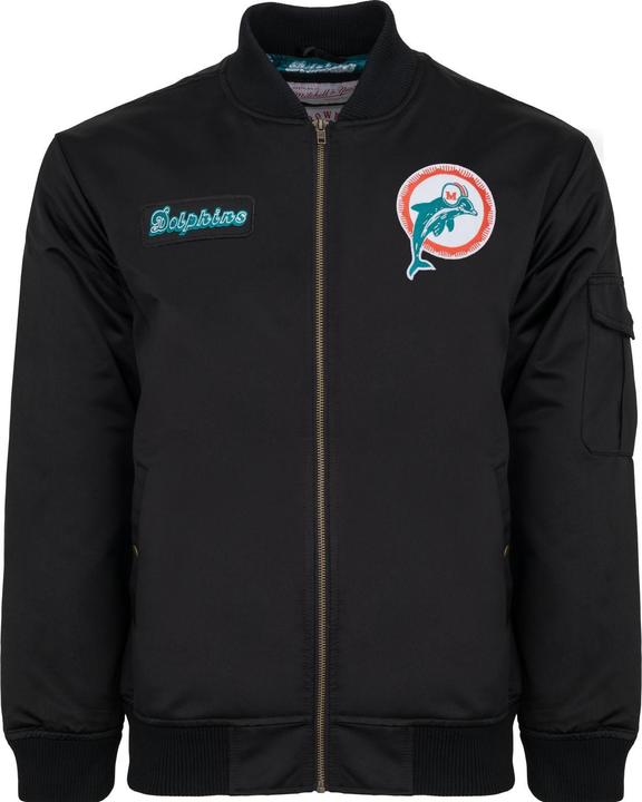 Mitchell & Ness M&N Heavyweight Bomber Jacke NFL Miami Dolphins - XXL (XXL)