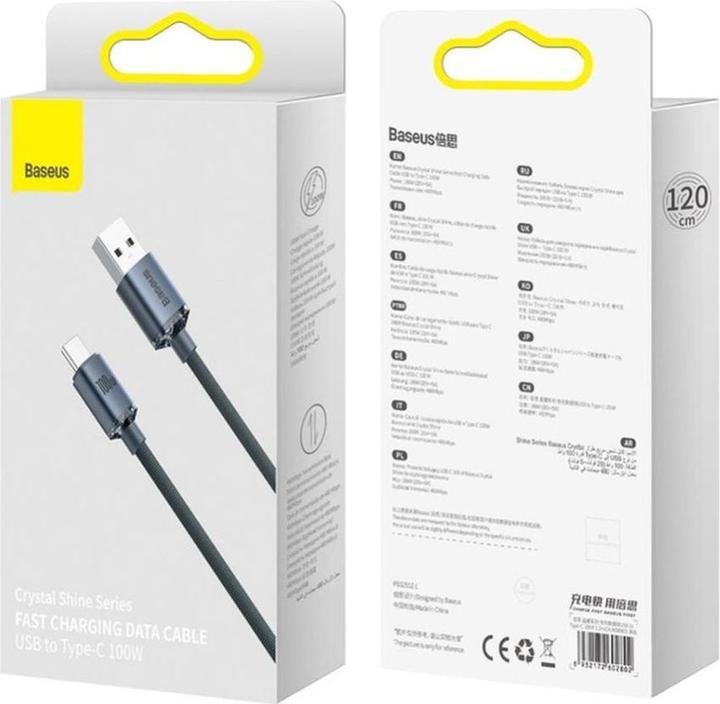 Actual product image Baseus USB A – USB C (1.20 m, USB 2.0, 100 W)
