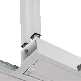 Projecta Kit de fixation (montage au plafond, pince) pour écran de projection (À monter)