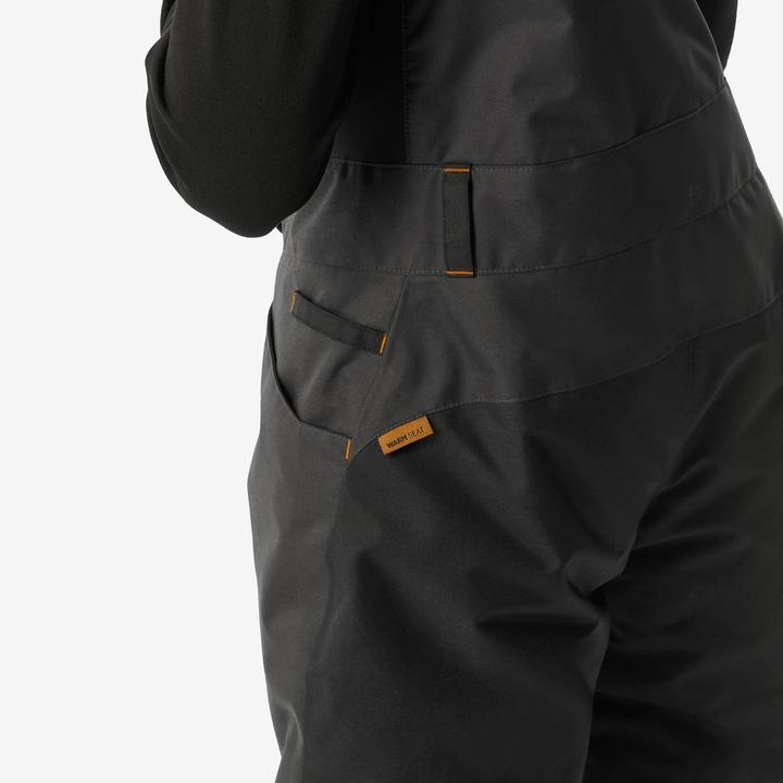 Actual product image Wedze Snowboard trousers dungarees kids piste - 500 grey (146)