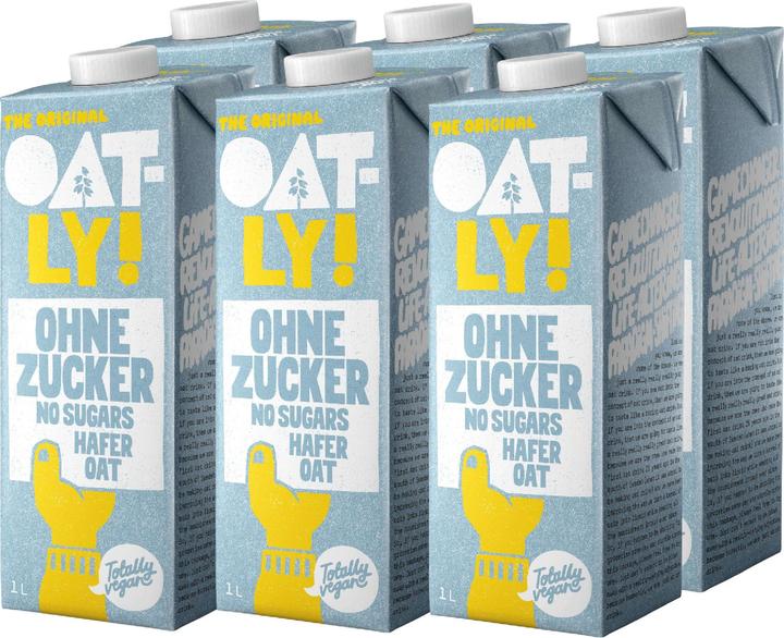 Oatly Haferdrink ohne Zucker (6 x 100 cl)