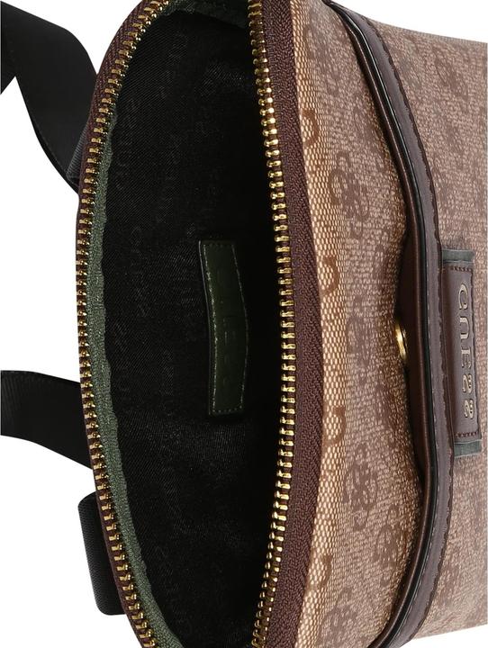 Image du produit Guess Vezzola, Textile Crossbody Bag, Brown, 19 x 24 x 2cm, For Men