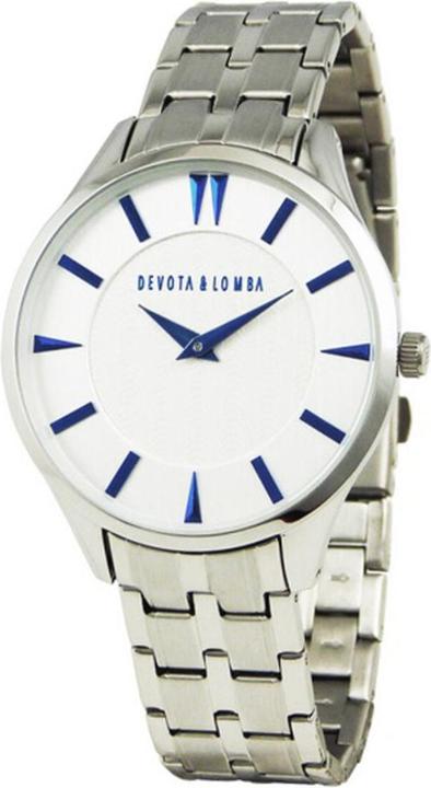 Actual product image Devota & Lomba Herrenuhr DL012M-01WHITE (Ø 40 mm) (40 mm)