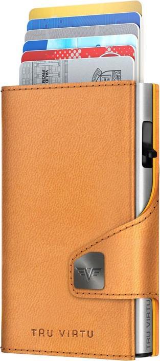 Immagine prodotto Tru Virtu Portafoglio Click & Slide Vegan Organic Apple Marrone/Argento