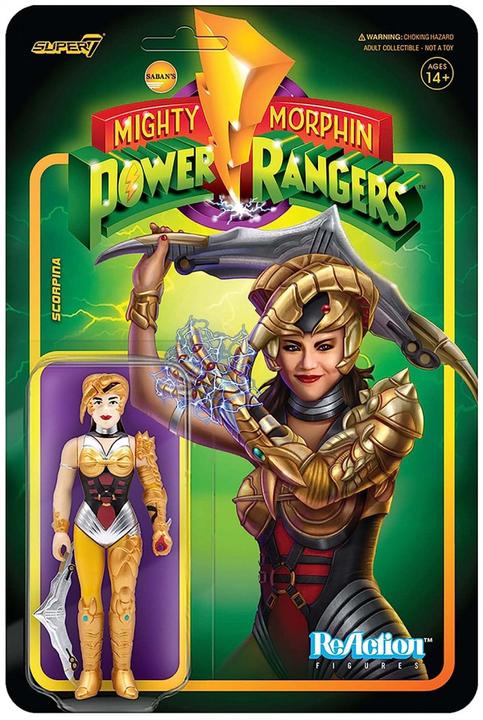 Produktbild Super7 Mighty Morphin Power Rangers figurine ReAction Scorpina 10 cm