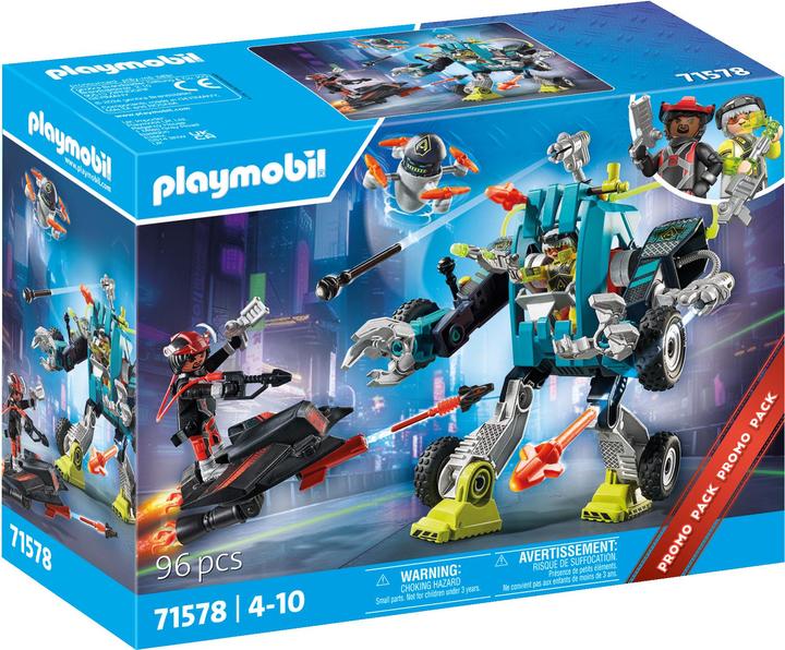 Produktbild Playmobil 71578 Playm. Roboter vs. Fluggleiter 71578 (71578)