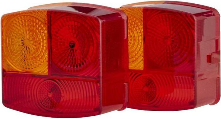 Produktbild Hella 2 Lichtscheiben Rücklicht links Halogen für DAF DEUTZ-FAHR JOHN DEERE (R10W)
