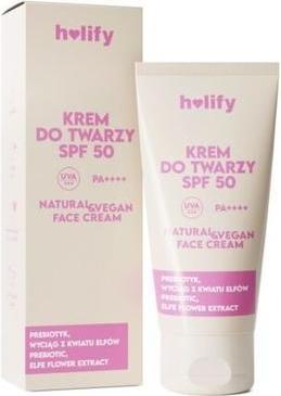 Actual product image Holify Prebiotic Face Cream SPF50 50ml (Suntan cream, SPF 50, 50 ml)