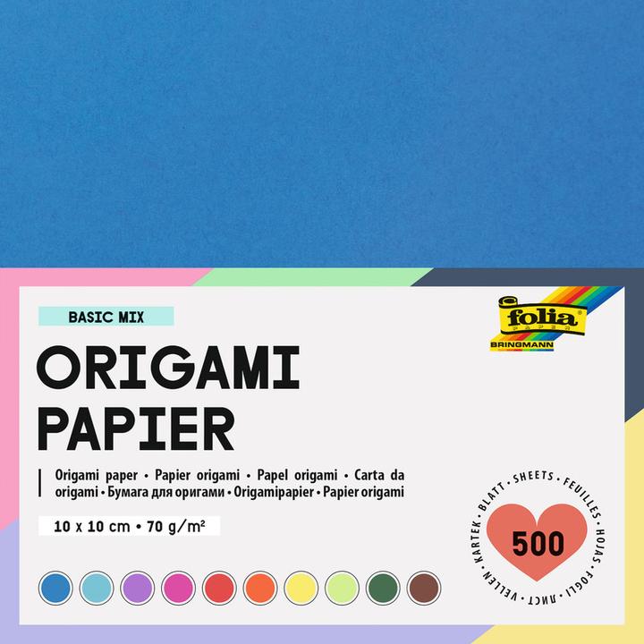 Produktbild Folia Faltbl„tter, 100 x 100 mm, 70 g/qm, 500 Blatt (70 g/m², 1 x)