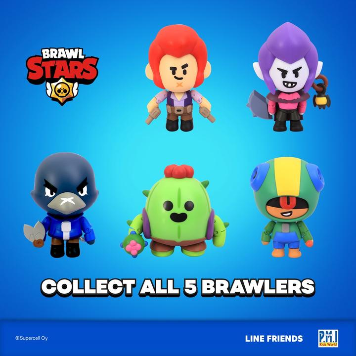 Produktbild Pmi Kids World BRAWL STARS S1 ACTION FIGURES 11cm - SPIKE