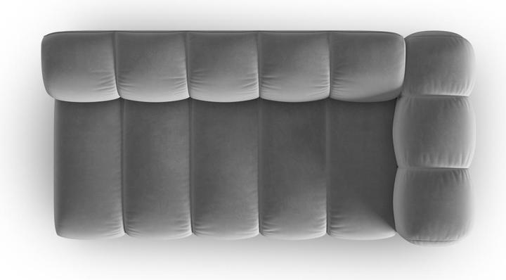 Actual product image Micadoni Velvet Right Modular Sofa, "Lupine", 3 Seats, 175x95x70Made in Europe (2 person sofa, 3-seater, 4-seater)