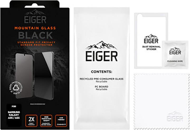 Immagine prodotto Eiger Mountain Glass Black (1 Pezzo/i, Samsung Galaxy A35, HTC A55)
