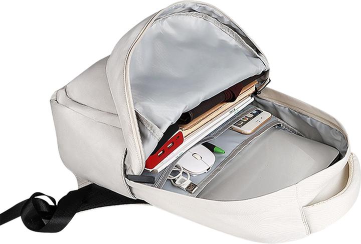 Actual product image Sponge Milk Backpack Baltas