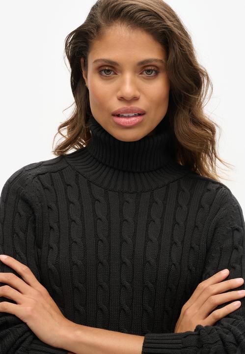 Immagine prodotto Superdry Lässiger Rollkragenpullover mit Zopfmuster (10)