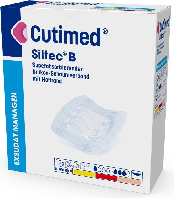 BSN Siltec B Silikon-Schaumverband 10x10cm superabsorbierend (10 x)