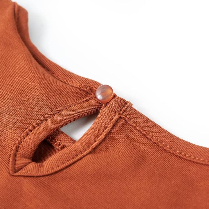 Immagine prodotto VidaXL Camicia da bambino a maniche lunghe Cognac 92,Materiale: 95 % cotone. 5 (92)