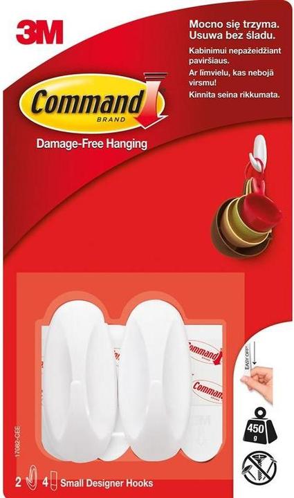 Actual product image 3M Command små designerkroge 17082