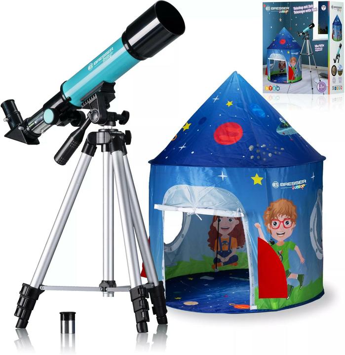 Bresser Teleskopas JUNIOR 50/360 su palapine