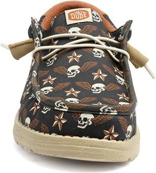 Actual product image Hey Dude Wally Stars n Skulls Print (42)
