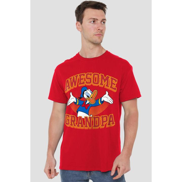 Immagine prodotto Disney Awesome Grandpa Maglietta Daffy Duck Uomo (XL)