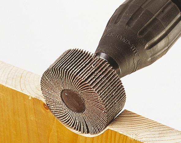 Produktbild wolfcraft wolfcraft 1 Fächerschleifer S=6mm K80 ø80x40mm (80)