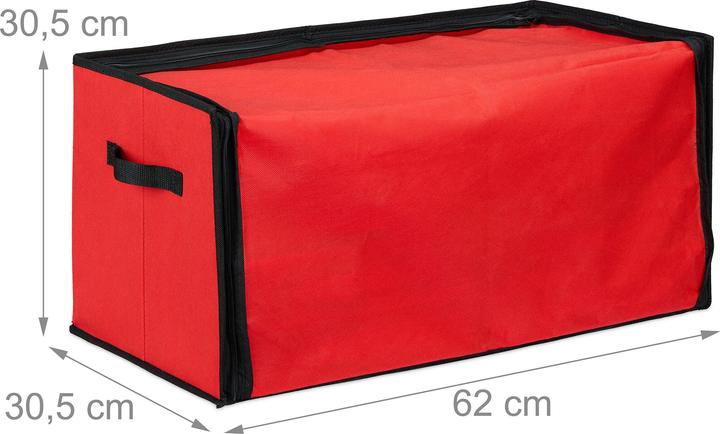 Produktbild Relaxdays Weihnachtskugel-Aufbewahrungsbox (62 x 30.5 x 30.5 cm)