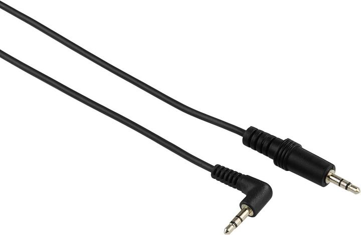 Produktbild Hama Klinkenkabel gewinkelt (0.50 m, Mittelklasse, 3.5mm Klinke (AUX))